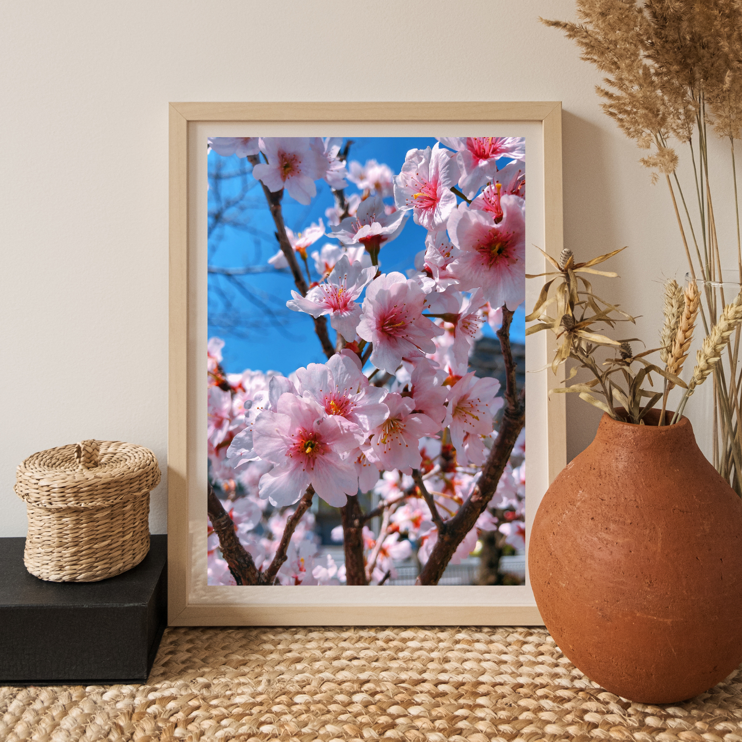 Cherry Blossom Digital Download |Tokyo Nature Photography Print |Printable Wall Art | Travel Poster | Minimalist Room Decor |Fine Art Prints