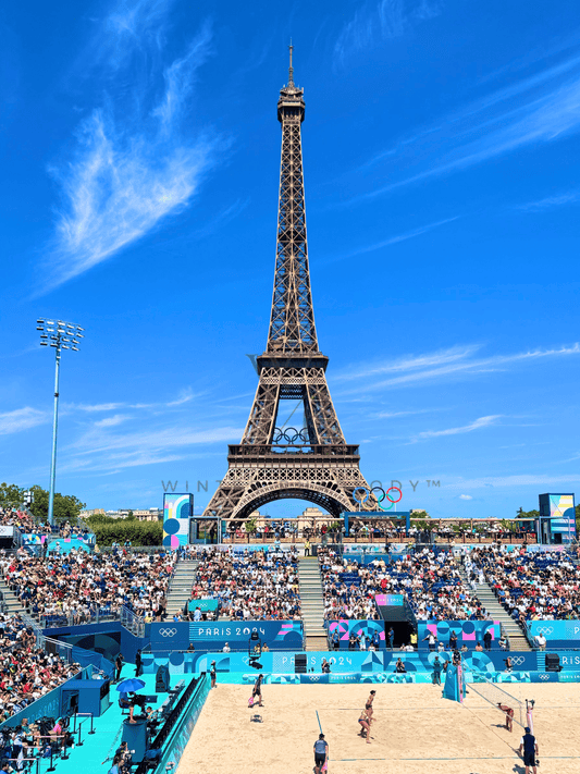 Exclusive Eiffel Tower Stadium : Iconic Backdrop for Olympics & Paralympics (Digital Download with Image Licence)